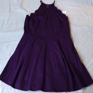 Purple skater dress